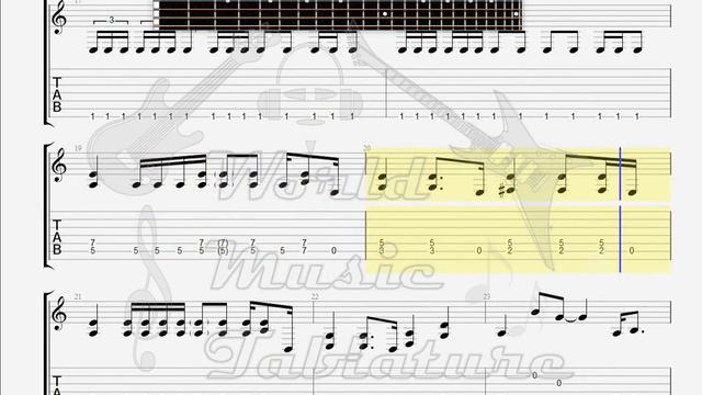Fear Factory Linchpin GUITAR TAB смотреть онлайн