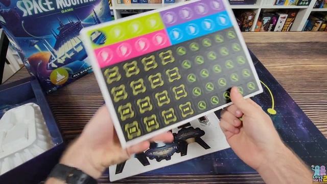 Unboxing of Disney Space Mountain Game from Ravensburger | Love 2 Hate Board Game Reviews смотреть онлайн