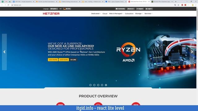 React сайт на хостинг. React Lite Level