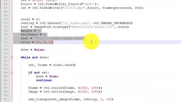 How to Overlay Transparent PNG Image Over Video Using Python OpenCV