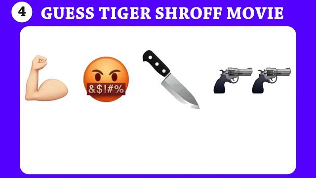 Can You Guess Tiger Shroff Bollywood Movies Emoji Challenge ! Brain Puzzle смотреть онлайн