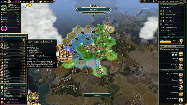 Let's Play: Civilization 5 Deity Greece - Alphabet Challenge [Part 3] смотреть онлайн
