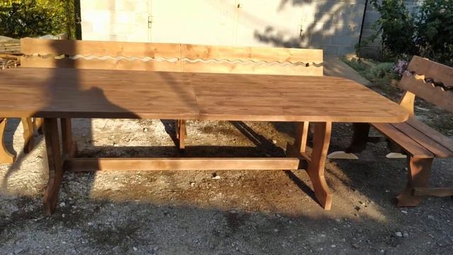 Комплект садовой мебели "ВИТЯЗЬ" длина 3 метра! смотреть онлайн