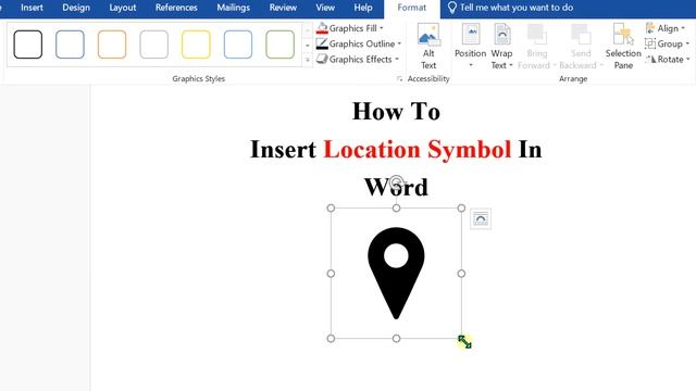 How to Insert LOCATION Symbol in Word - [ SOLVED ] смотреть онлайн