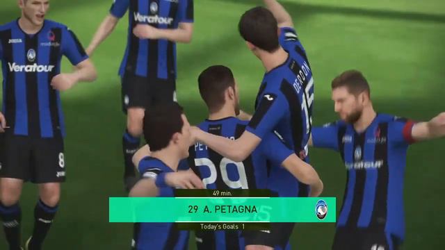 Pes 2018 Juventus vs Atalanta Seria A gamplay смотреть онлайн