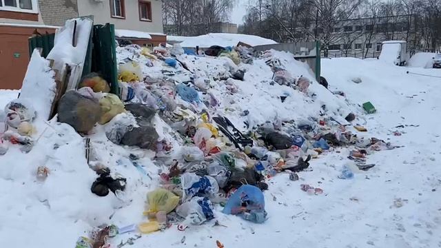 Мусорные баки в Кирове переполнены