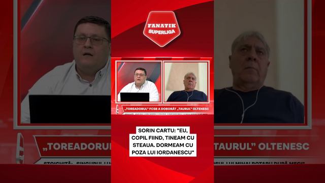 Sorin Cartu: "Eu, copil fiind, tineam cu Steaua. Dormeam cu poza lui Iordanescu" смотреть онлайн