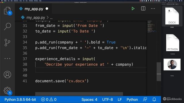 Experiences Section | Python Tutorial #21 смотреть онлайн