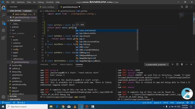 How to connect server with Axios in ReactNative (configure Axios) Hindi/Urdu смотреть онлайн