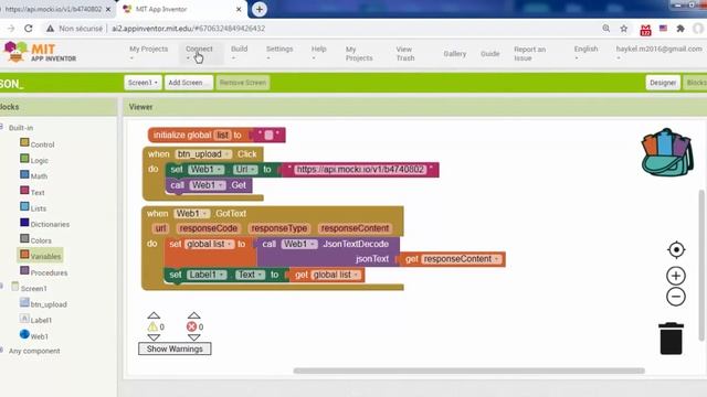 App Inventor2: Using Web APIs with JSON смотреть онлайн