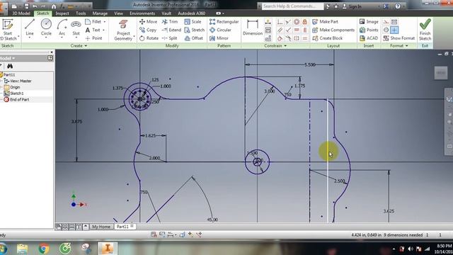 test sketch 23/60 Inventor1 K12 смотреть онлайн