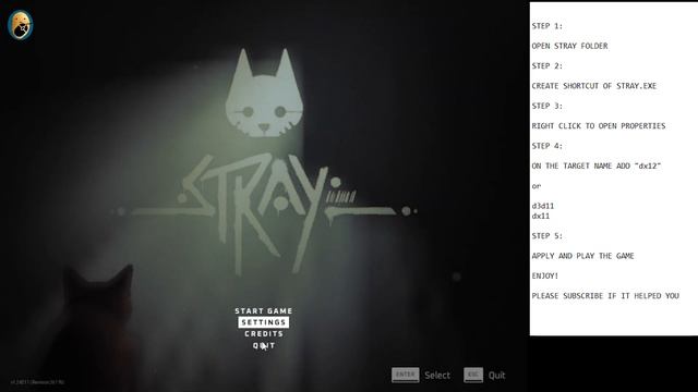 STRAY | Low Level Fatal Error Fix - 100% Working! (for non-steam/game.exe) смотреть онлайн