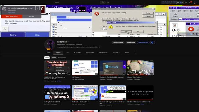 Endermanch Livestream Highlight: I NEED YOUR HELP YouTube Wants To Terminate My Channel смотреть онлайн