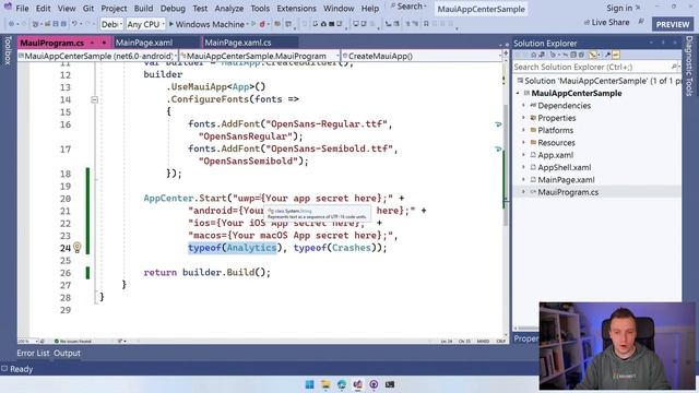 Use App Center Analytics, Crashlytics and more with .NET MAUI смотреть онлайн