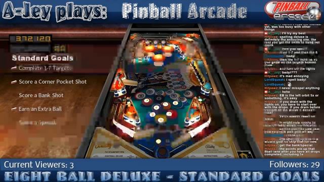 Pinball Arcade - Eight Ball Deluxe: Standard Goals смотреть онлайн