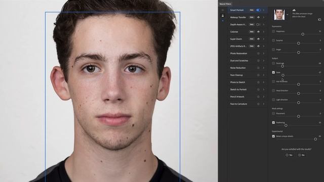 Photoshop Neural Filters смотреть онлайн