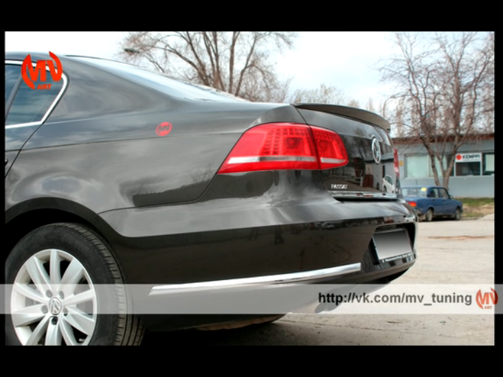 Тюнинг. Спойлер VW Passat B7 смотреть онлайн