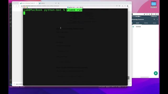 Build a WhatsApp Chatbot With Python using Ultramsg WhatsApp API смотреть онлайн