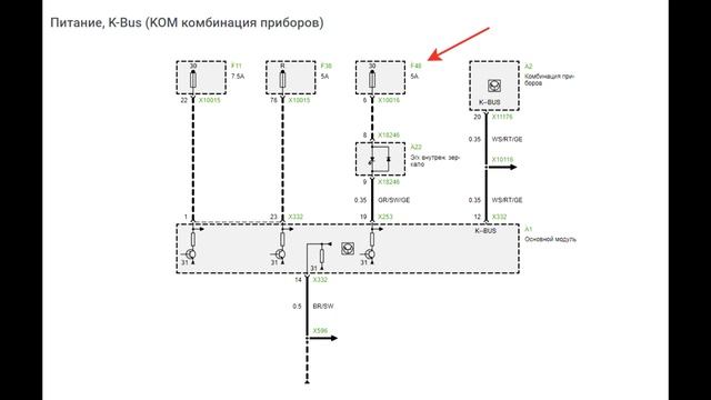 Дооснащение BMW E39 штатной сигнализацией DWA!