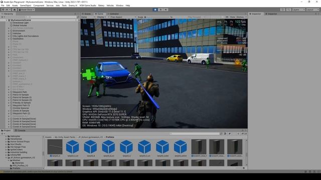 Unity Game Dev - 3D URP Environment and Person Controller (Free and Paid Assets) Part 09 JU TPS 3 A смотреть онлайн