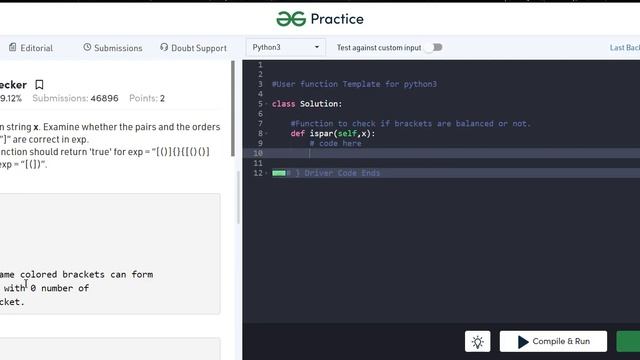 Valid Parentheses | Leetcode 20 | Stack | Day-13 смотреть онлайн