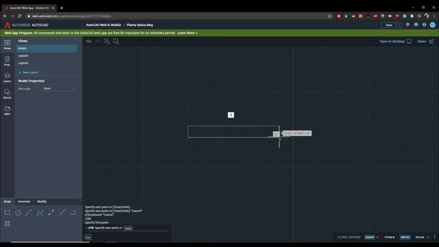 AutoCad 01 - Comando Line смотреть онлайн