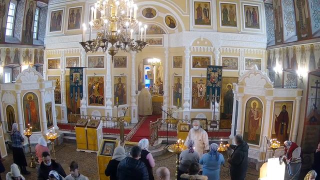 Литургия, 21 ноября, 9.00 Неделя 22-я по Пятидесятнице. Собор Архистратига Михаила смотреть онлайн