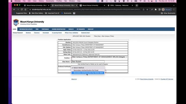 E-Voting process Part One i.e Voters, Aspirants and Delegates Registration смотреть онлайн