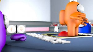 POOP Airstrike Imposter Mod in Among Us | The Impostor left a Poop | AMONG US COOL 3D ANIMATION 202