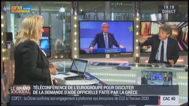 Thierry Breton face à Hedwige Chevrillon BFM 30 06 2015 смотреть онлайн