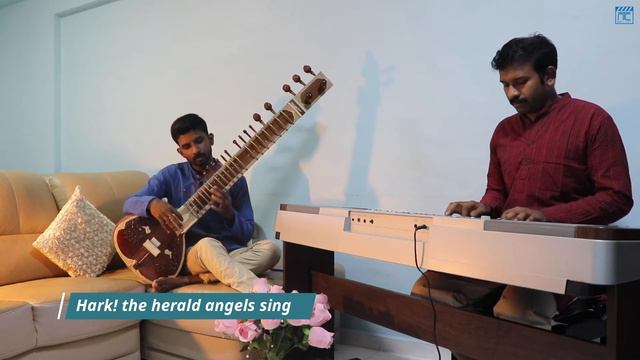 Christmas Instrumental Medley | Sitar | Joy to the world | Hark the herald | Angels we have heard. смотреть онлайн