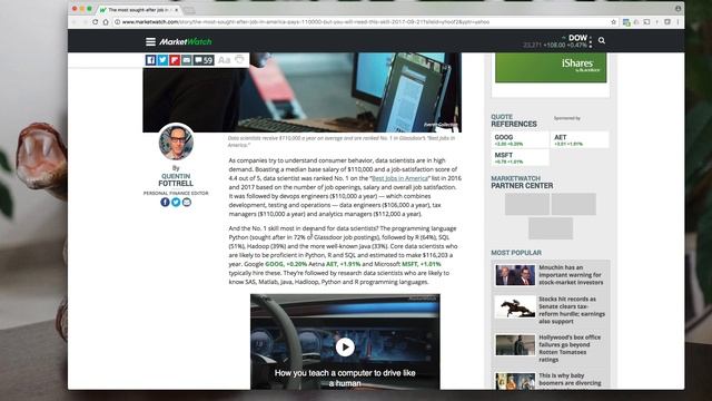 Python Data Scientist - the most Sought After Job in America! смотреть онлайн