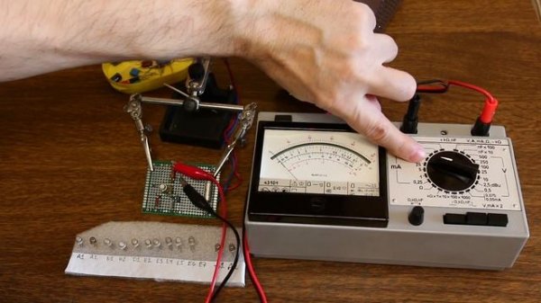 Подбор полевых JFET транзисторов КП303 по начальному току стока.
