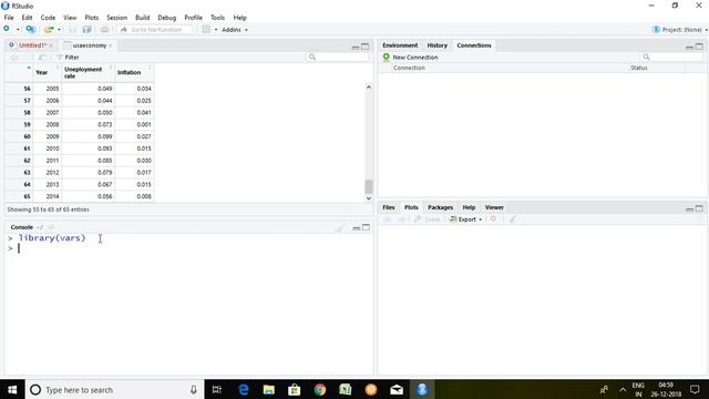 12.1: Optimal Lag Selection in Rstudio смотреть онлайн