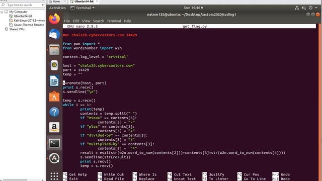 castorsCTF 2020: Arithmetics | Python Math over a Remote Connection смотреть онлайн