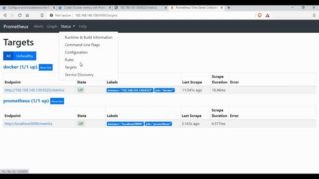 Docker Monitoring With Prometheus And Grafana | etc/docker/daemon.json | Thetips4you смотреть онлайн