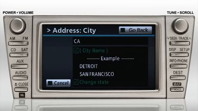 Navigation (input an address using voice recognition) Camry Toyota of Slidell смотреть онлайн