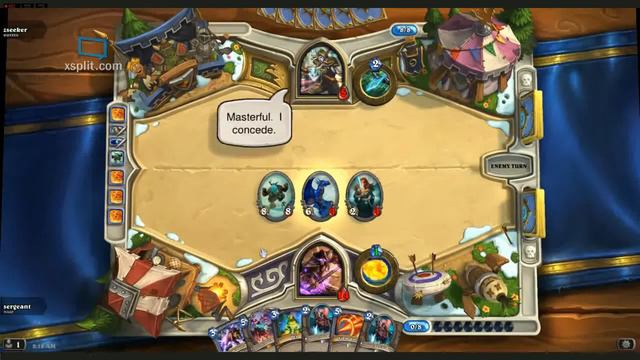 Hearthstone :Coldarra Drake & maiden of the lake hero power combo смотреть онлайн