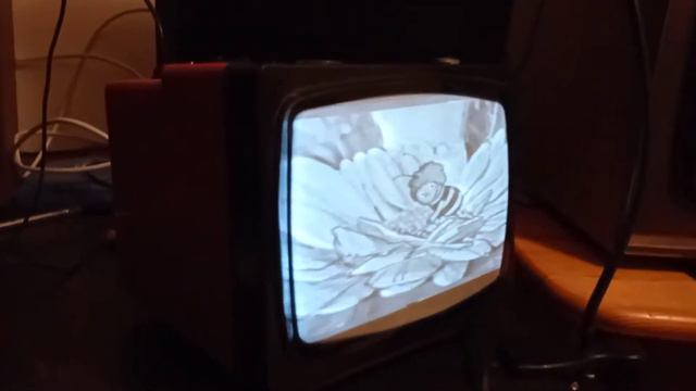 Elektronika 404 d Soviet portable tv. смотреть онлайн