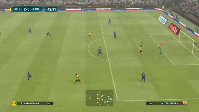PES 2017 Borussia Dortmund Vs Barcelona 2-0 PS3 HD смотреть онлайн