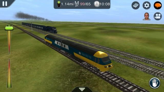 The blue commit .v. Flying Scotsman, Trainz Driver 2 race! смотреть онлайн