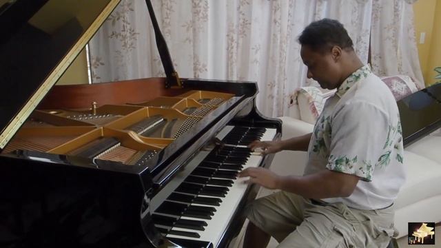 Kris Nicholson Plays Imagin Wonderful World On A Kawai GX2 смотреть онлайн
