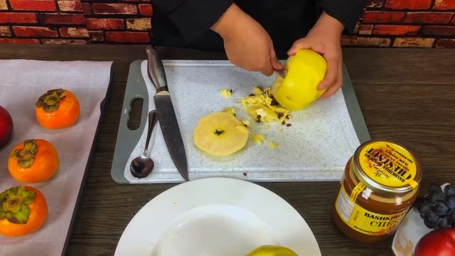 Полезные Фрукты & Как запекать Айву в духовке & How to Cook Quince in the oven & Айва от простуды смотреть онлайн