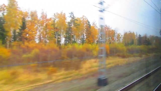 Поезд Ласточка Москва-Нижний Новгород 09.10.2014 Владимир Пассажирский-Камешково. ГЖД. смотреть онлайн