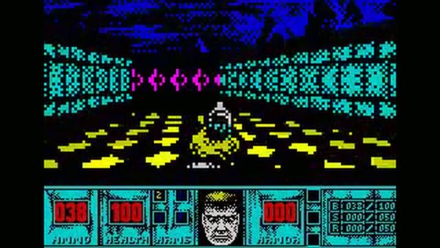 DOOM game on ZX Spectrum смотреть онлайн