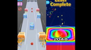 Jelly Run 2048 VS Ball Run 2048 2023 All Levels Gameplay Android Walkthrough New Update