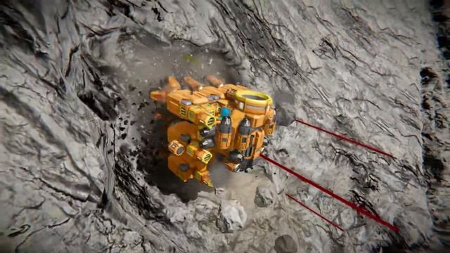 Space Engineers. Tunnel digger bot смотреть онлайн