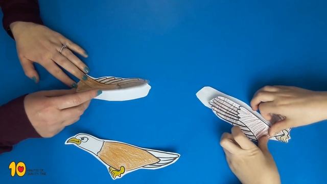 DIY Paper Flying Eagle for Kids - Free Printable! смотреть онлайн