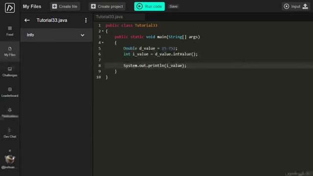 Java Programming Tutorial EP: 33 Convert Double to Int | Joshua's Programming смотреть онлайн