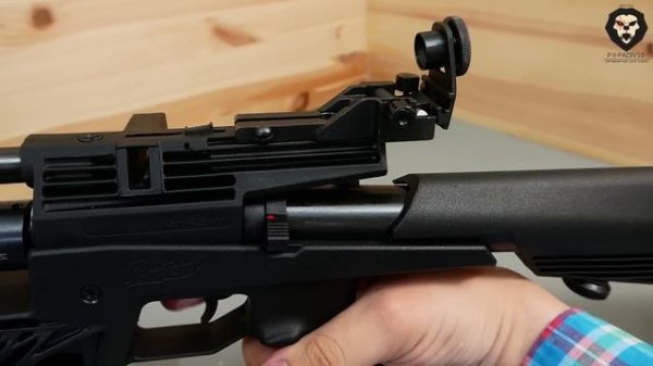 PCP винтовка Baikal MP 555K отстрел видео обзор